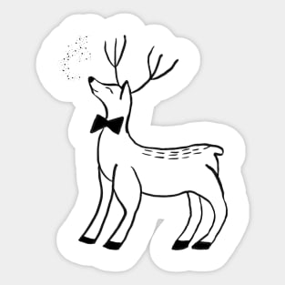 Christmas deer Sticker
